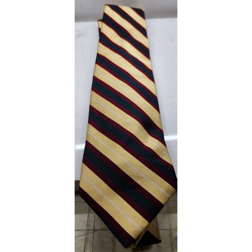 VTG The Authentic Regiment Repp‎ Tie For Perlis New Orleans Silk